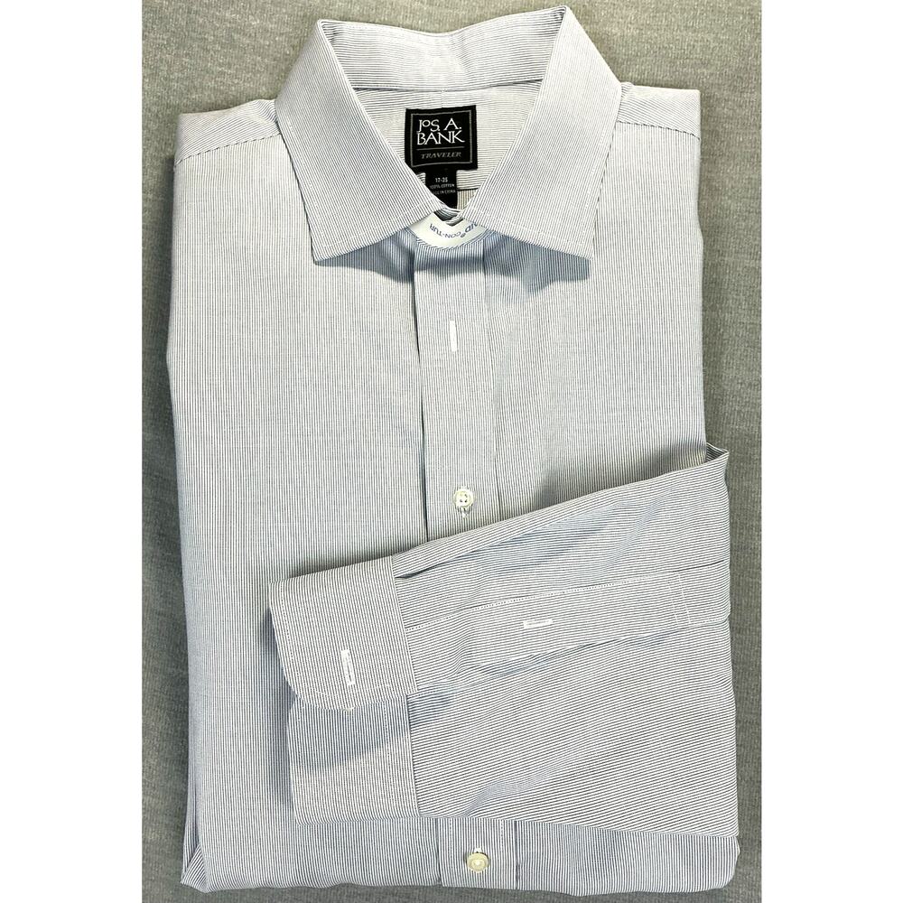 4 pc Jos A Bank Men's Dress Shirt Lot 17 35 Executive Business Closet - Picture 8 of 13